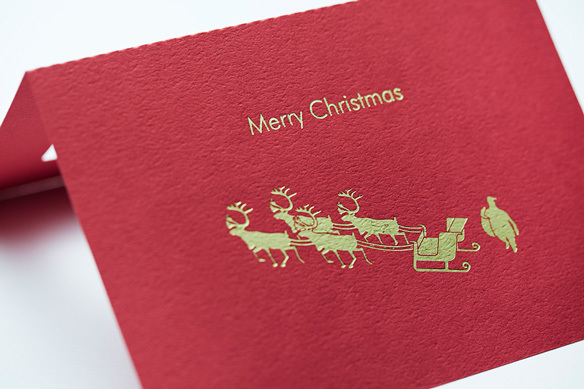 1/100建築模型用添景グリーティングカード No.7 クリスマス編