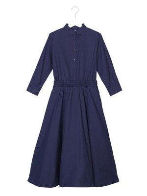 ボタンダウンシャツワンピース