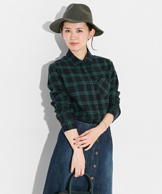 ネルチェックシャツ