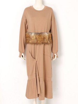 アシンメトリーロングドレス