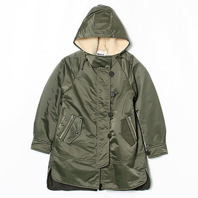 ナイロンツイルモッズコート