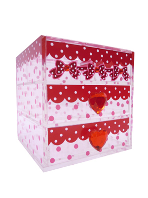 きらきらアクリル2 ドロワーＳ/ハート