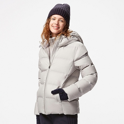 シームレスダウンパーカ