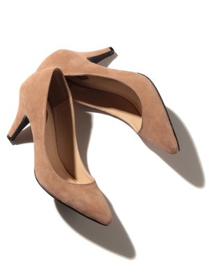 Mila Owen (ミラ オーウェン) スエードポインテッドパンプス