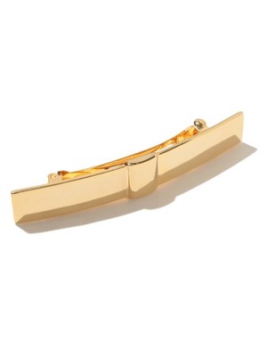 リボンプレートバレッタ