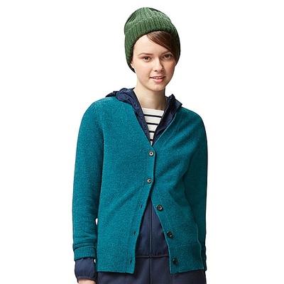 ラムＶネックカーディガン