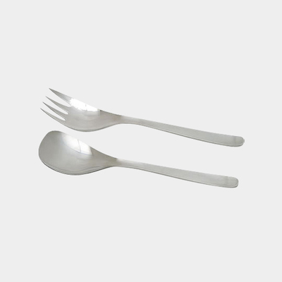 柳 宗理 フラットウェア サービングフォーク&スプーンセット