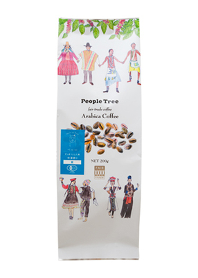 ペルー・有機ミディアムロースト・コーヒー「豆」２００ｇ