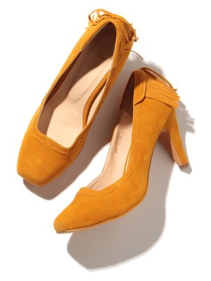 【Lily Brown】バックフリンジパンプス