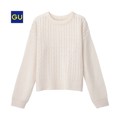 ミニケーブルセーター（長袖）