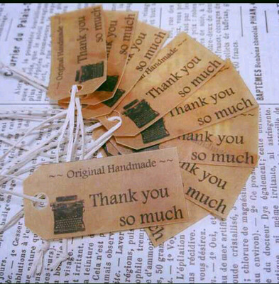 サンキューメッセージカード