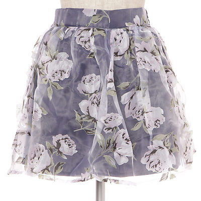 【one after another NICE CLAUP】オパール花柄スカート