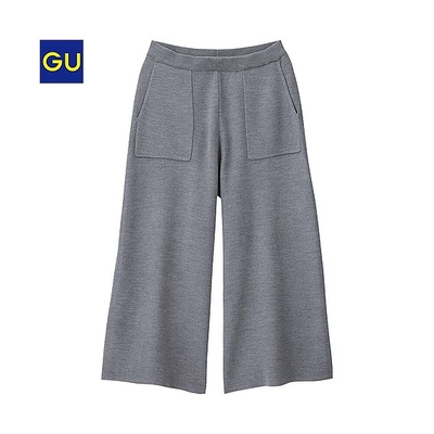 ニットガウチョパンツ