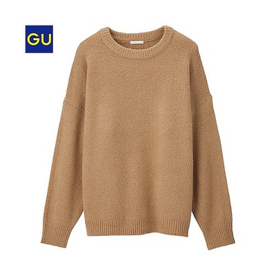 ウールブレンドクルーネックセーター