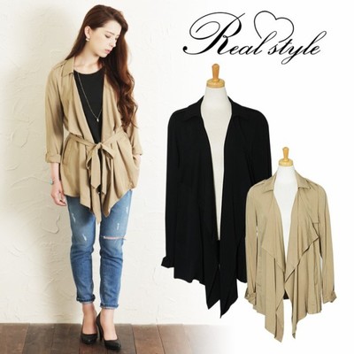 ベーシックベルト付きトレンチコート