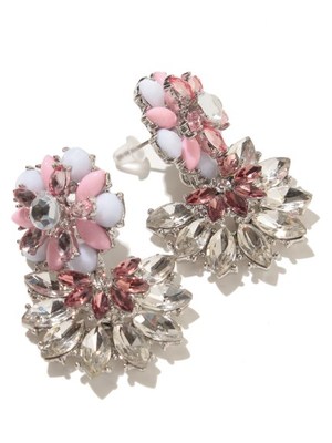 [L.B CANDY STOCK]ビジューコンビピアス