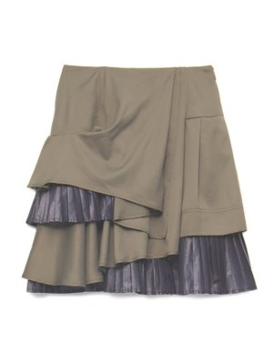 プリーツフリルスカート