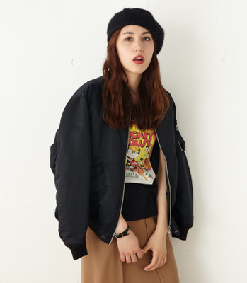 MOUSSY WIDE SLEEVE BOMBER JK