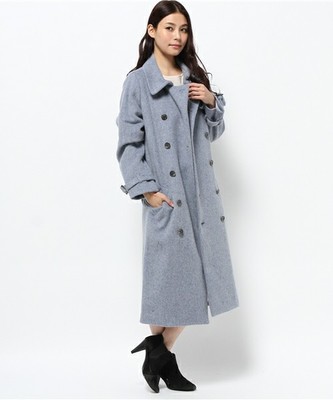 (deicy) シャギーロングトレンチCT