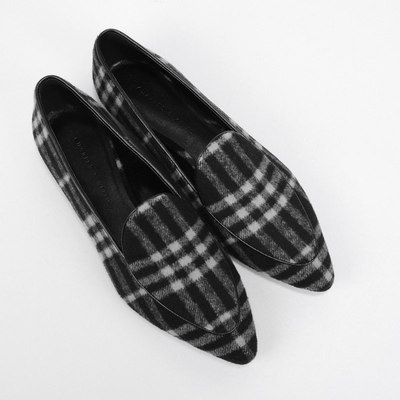 テクスチャードスリッポンフラット