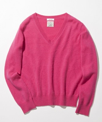 カシミアニットプルオーバー