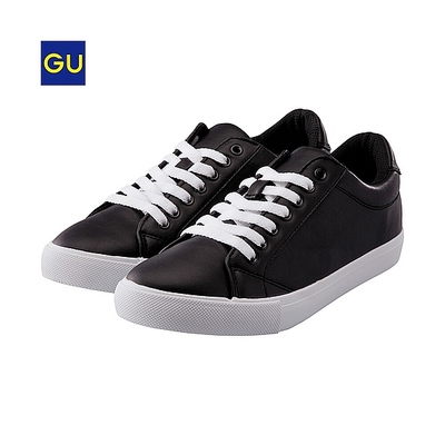 （GU）レザータッチスニーカー