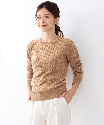 Demi-Luxe BEAMS / ケーブル プルオーバー