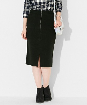 B ハーフミラノ2wayタイトスカート