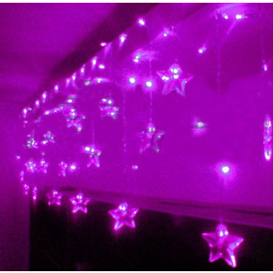 イルミネーション ハロウィン インテリア LED クリスマス ロープライト 星柄