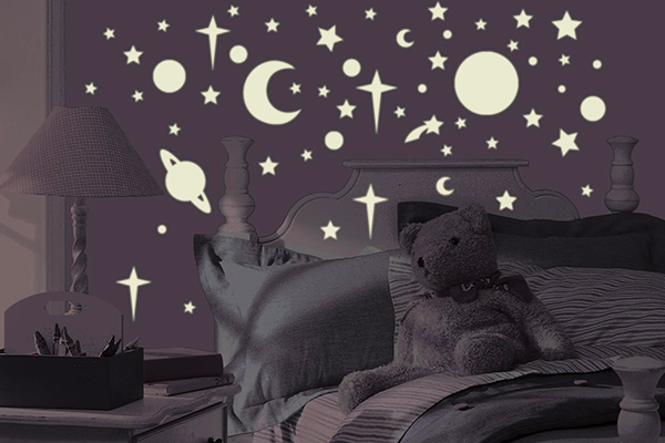 【シール式・ホワイトフィルム】ウォールステッカー / セレスティアル