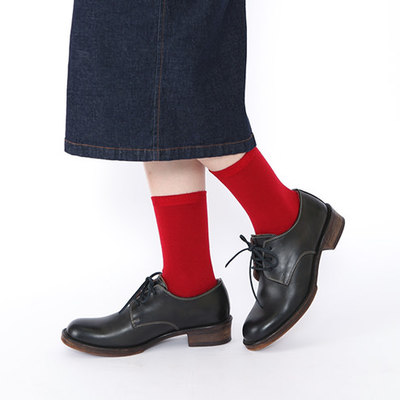 ウール無地ソックス