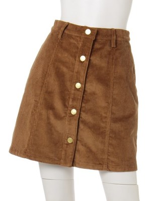 コーデュロイミニスカート