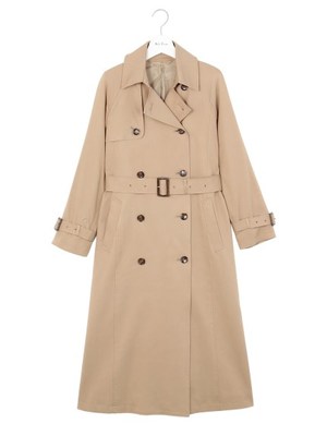 ラグラン袖トレンチコート