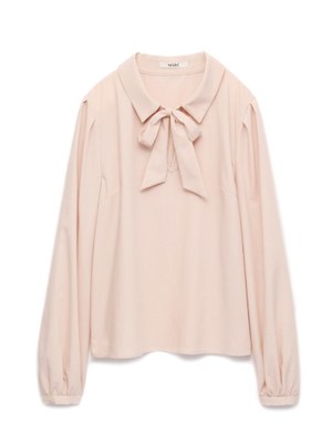 リボンクラシカルブラウス