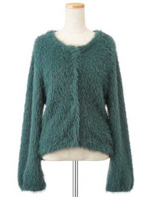 ソフトフェザーヤーンカーデ