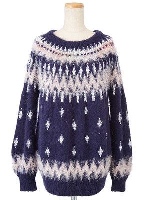 ファンシーフェアアイルニット