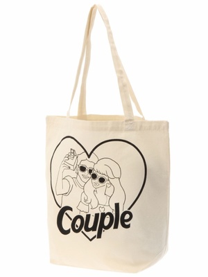 COUPLE柄トートバッグ