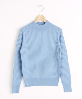 ワイドリブハイネック