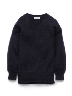 モヘヤVニットプルオーバー