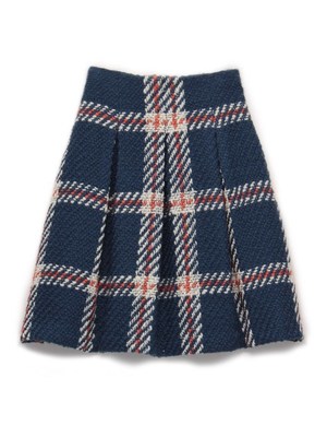チェックフレアースカート