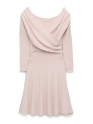 カシュクールオフショルワンピース