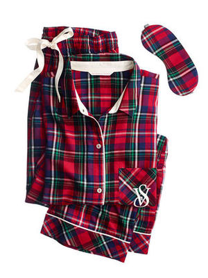 【Victoria's secret】DreamerFlannelパジャマSET/RedGreenPlaid