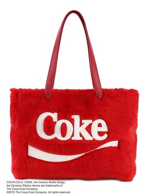 Coke Fur Tote Bag