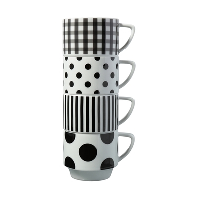 タワーマグ URBAN CHIC ブラック (4個セット)