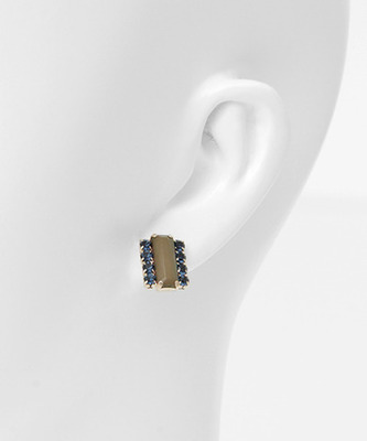 リバーシブルガラスピアス