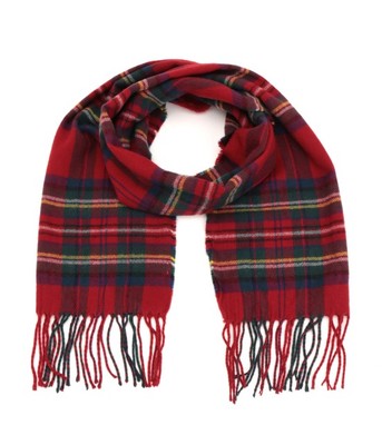 チェックマフラー