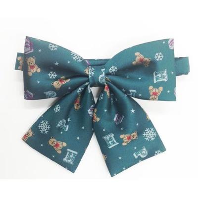 ベーシックリボン クリスマスベアー柄