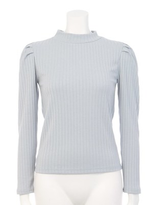 プチハイリボン風長袖プルオーバー