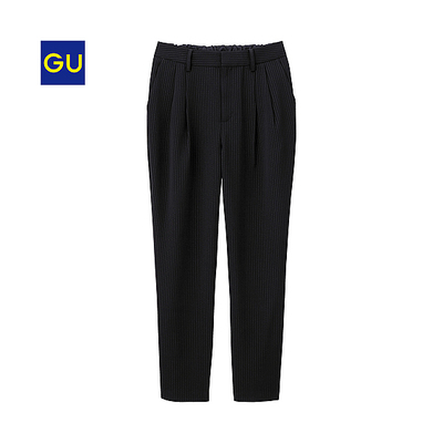 GU イージークロップドテーパードパンツ