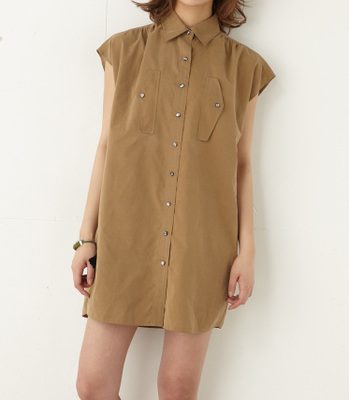 LOOSEギャザーN/SH OP